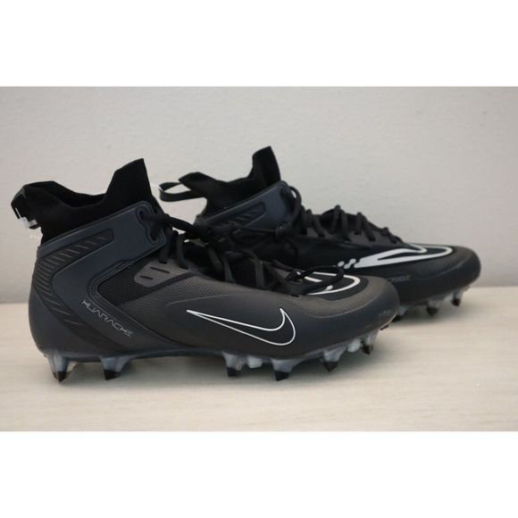 Nike CW4440 011 Men's Sz 11 Black Alpha Huarache 8 Elite LAX Lacrosse Cleats - Picture 4 of 9